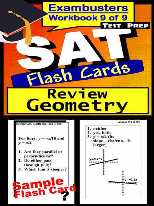 Title details for SAT Test Geometry Review—SAT Math Flashcards—SAT Prep Exam Workbook 9 of 9 by SAT Exambusters - Available